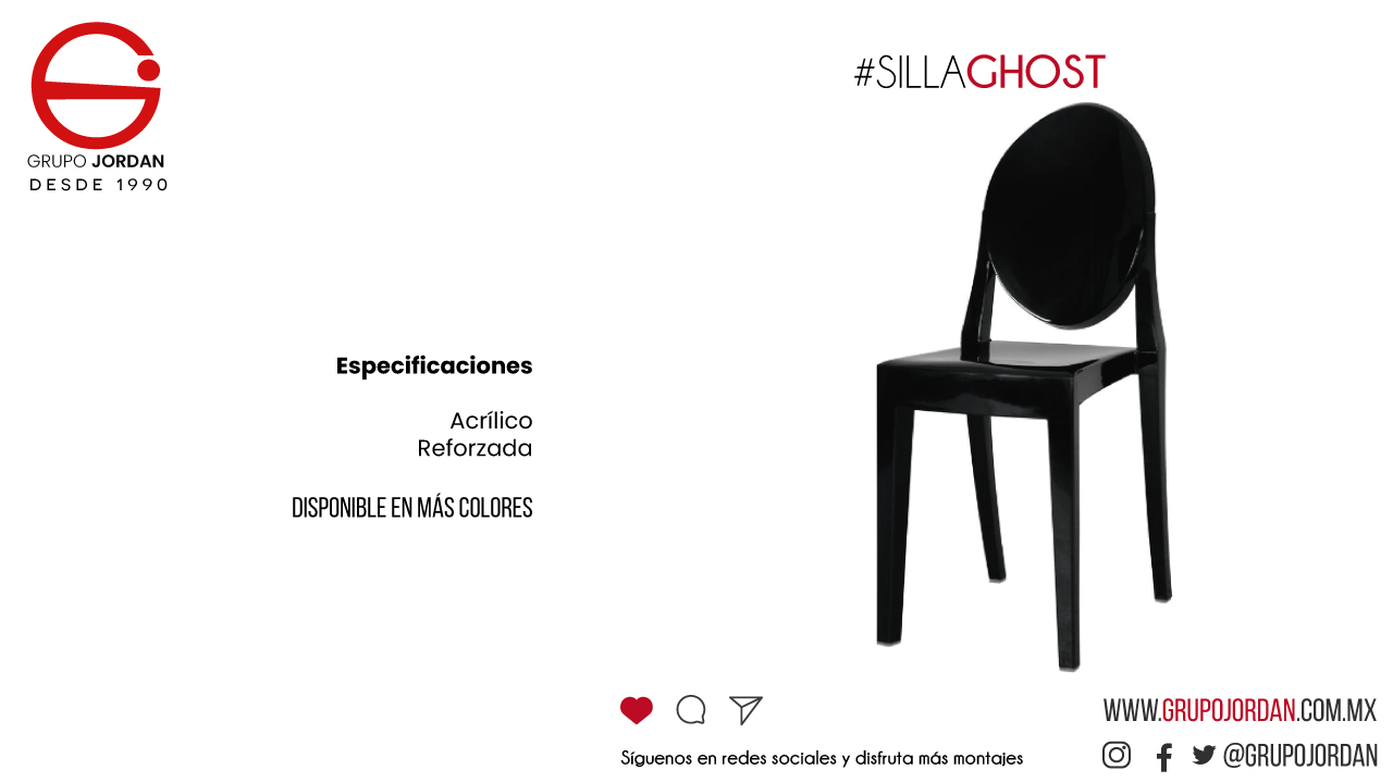 renta de silla ghost cdmx
